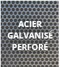 Acier galavanisé perforé